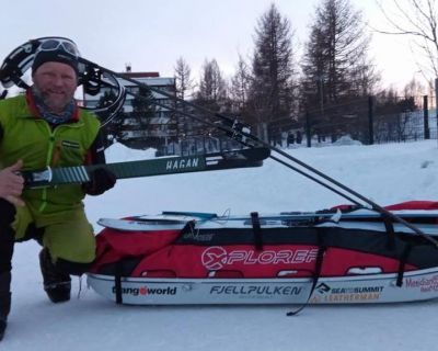 Un vallisoletano bate récords en una de las pruebas más duras de deporte extremo en Laponia