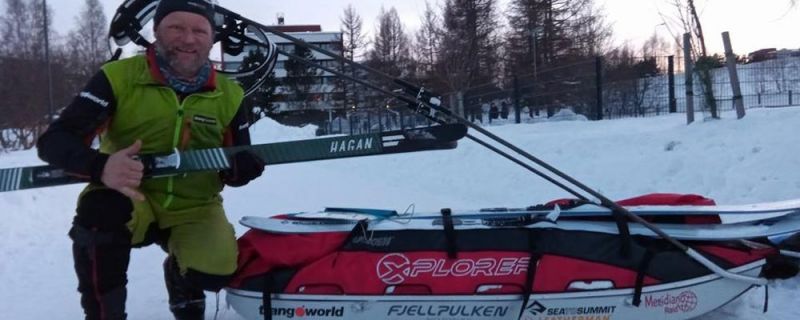 Un vallisoletano bate récords en una de las pruebas más duras de deporte extremo en Laponia